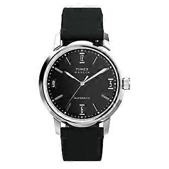 Timex Marlin Automatic 40mm Leather Strap Watch TW2W59700