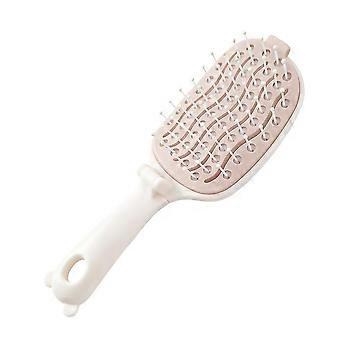 Folding Massage Comb - Self Cleaning Volumizing for Long Hair Styling Portable