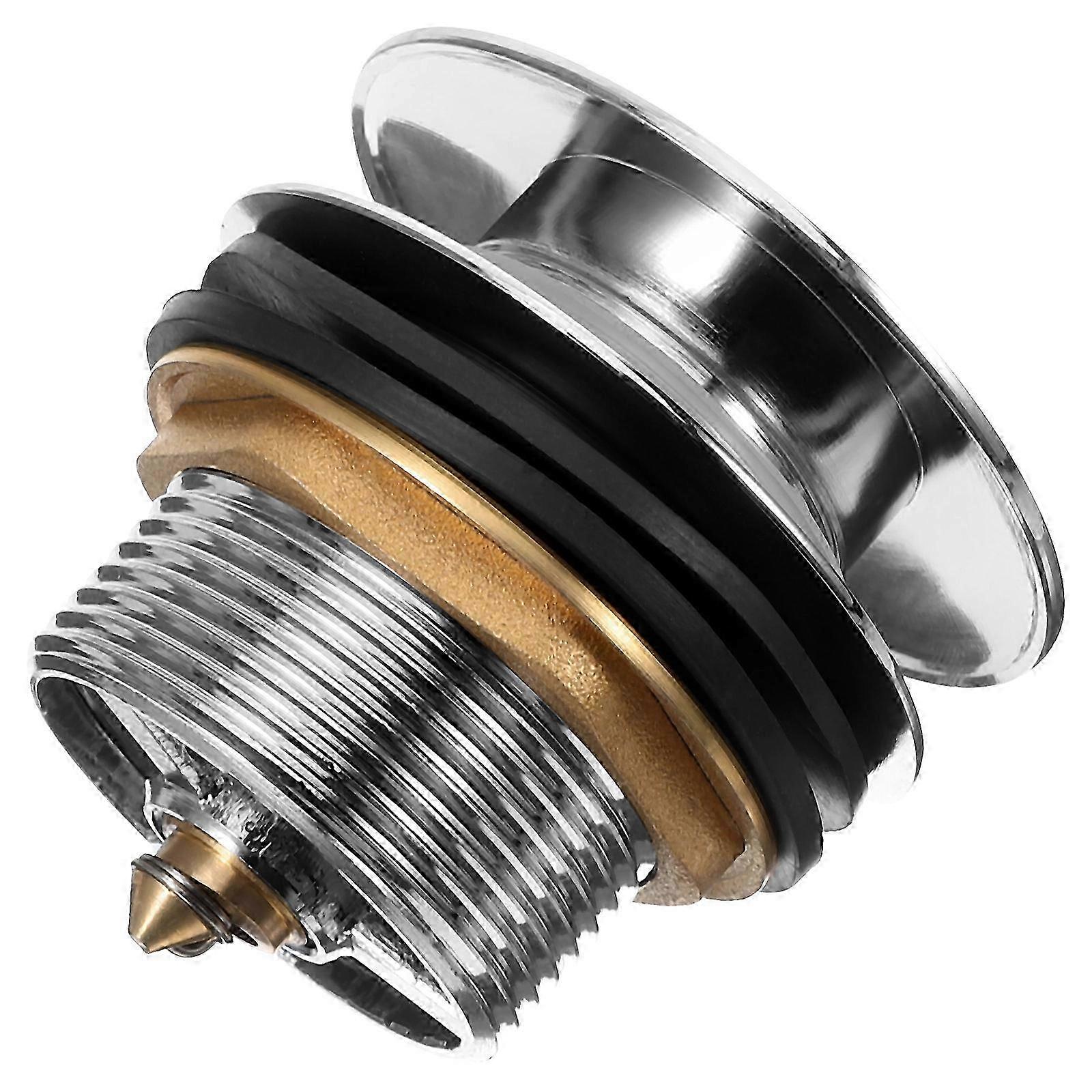 Silver Copper Bath Drain Pedal
