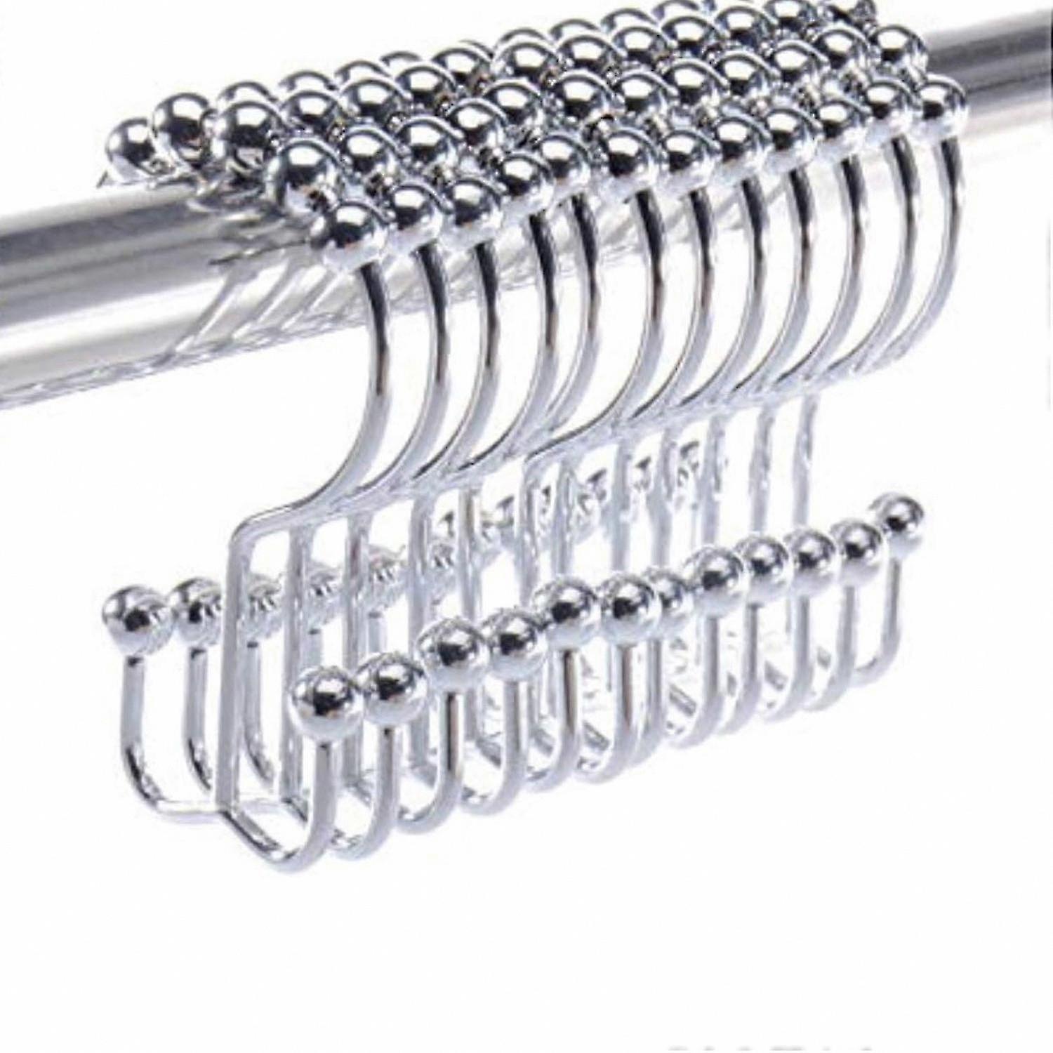 12-Pack Extra Large Double Shower Curtain Rings