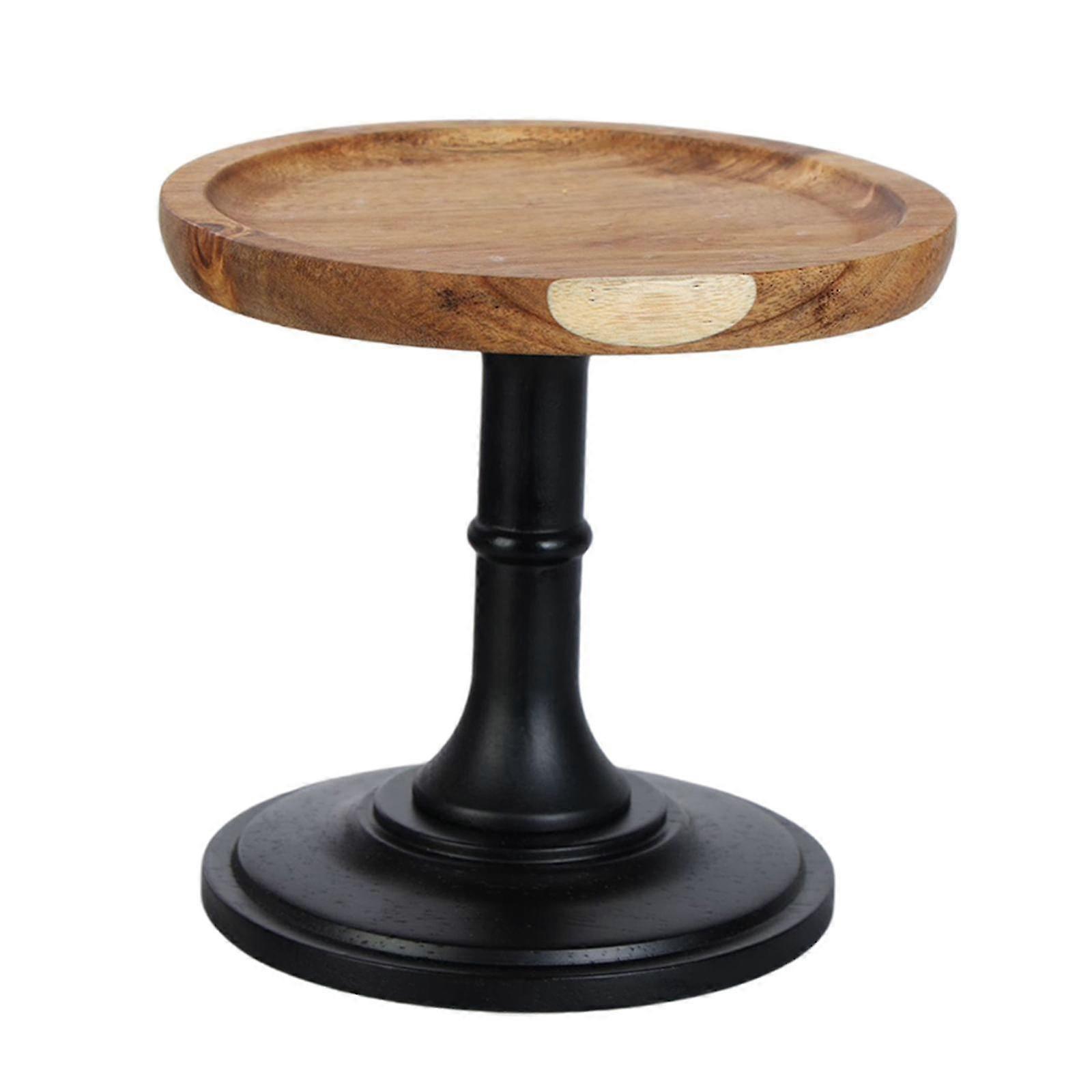 Solid Wood Round Cake Stand
