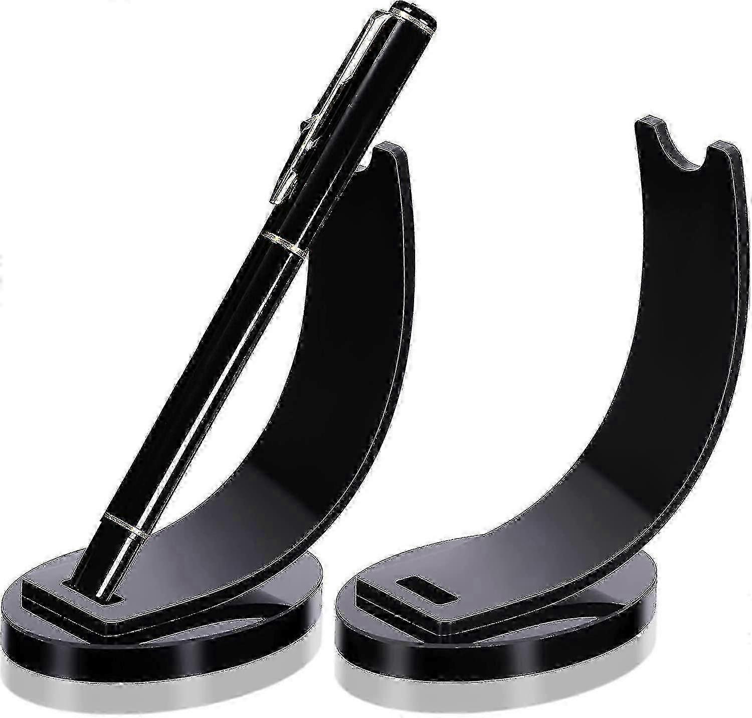 Clear Acrylic Pen Stand Weighted