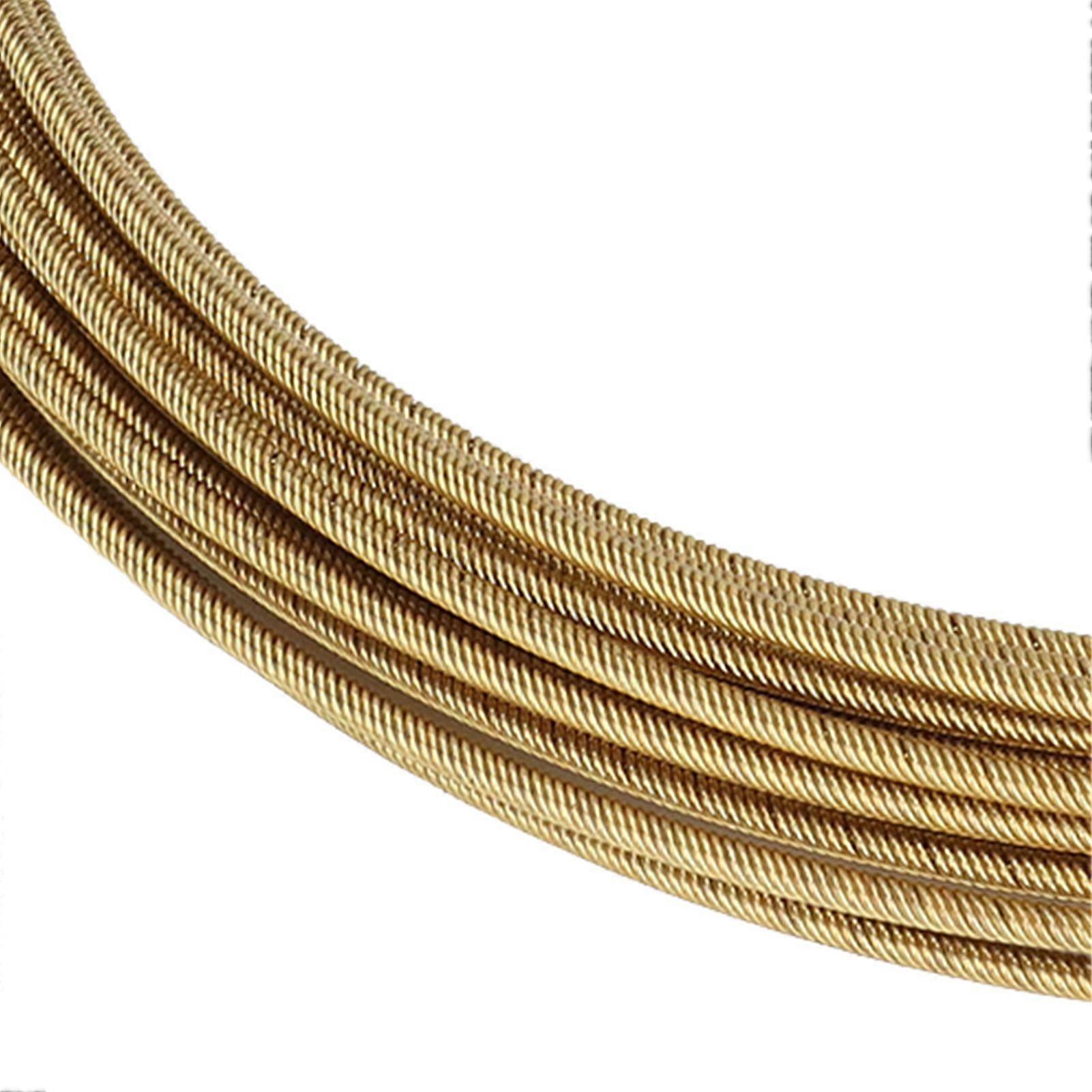 Wire Threader Flexible Soft Good Resilience Cable Threading Tool with Spring Flat Head 20m
