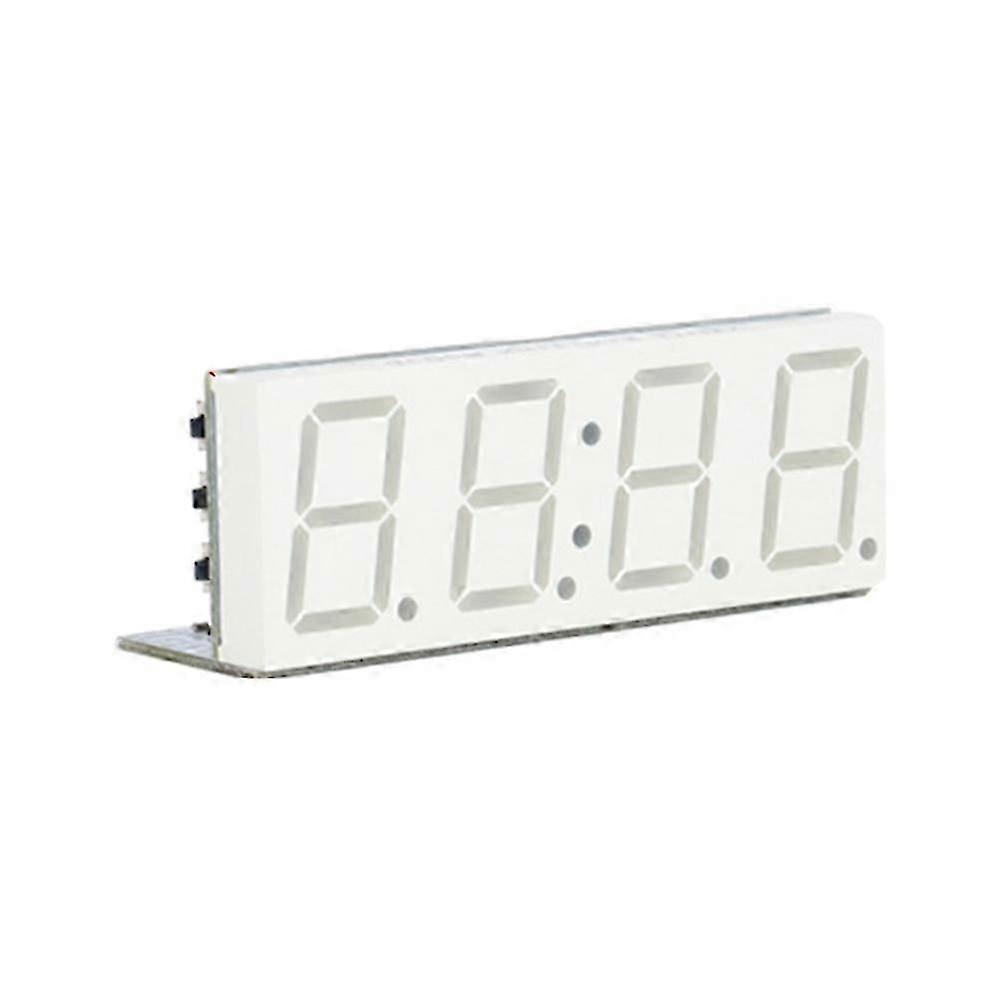 Wifi Time Service Clock Module Automatic Clock DIY Digital Electronic Clock Wireless Network Time Service White simple