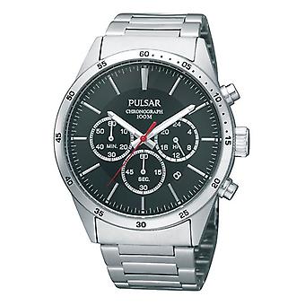 Pulsar seattle Quartz Analog Man Watch with PT3005X1 Stainless Steel Bracelet