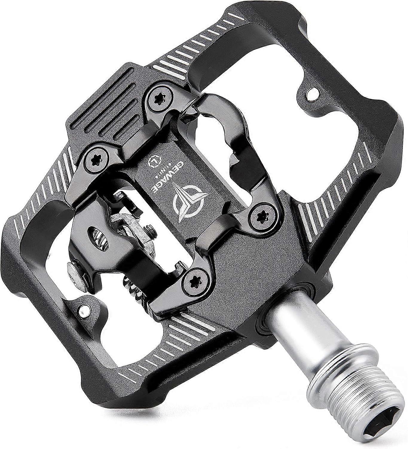 Dual-Function, Lightweight, Wide-Platform Bicycle Pedals