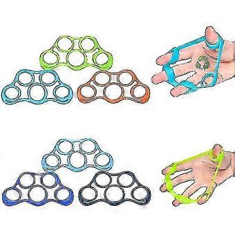 Finger Strengthener 6 Pack Finger Widerstandsbänder Finger Exerciser Stretcher Handgriff Strengthener