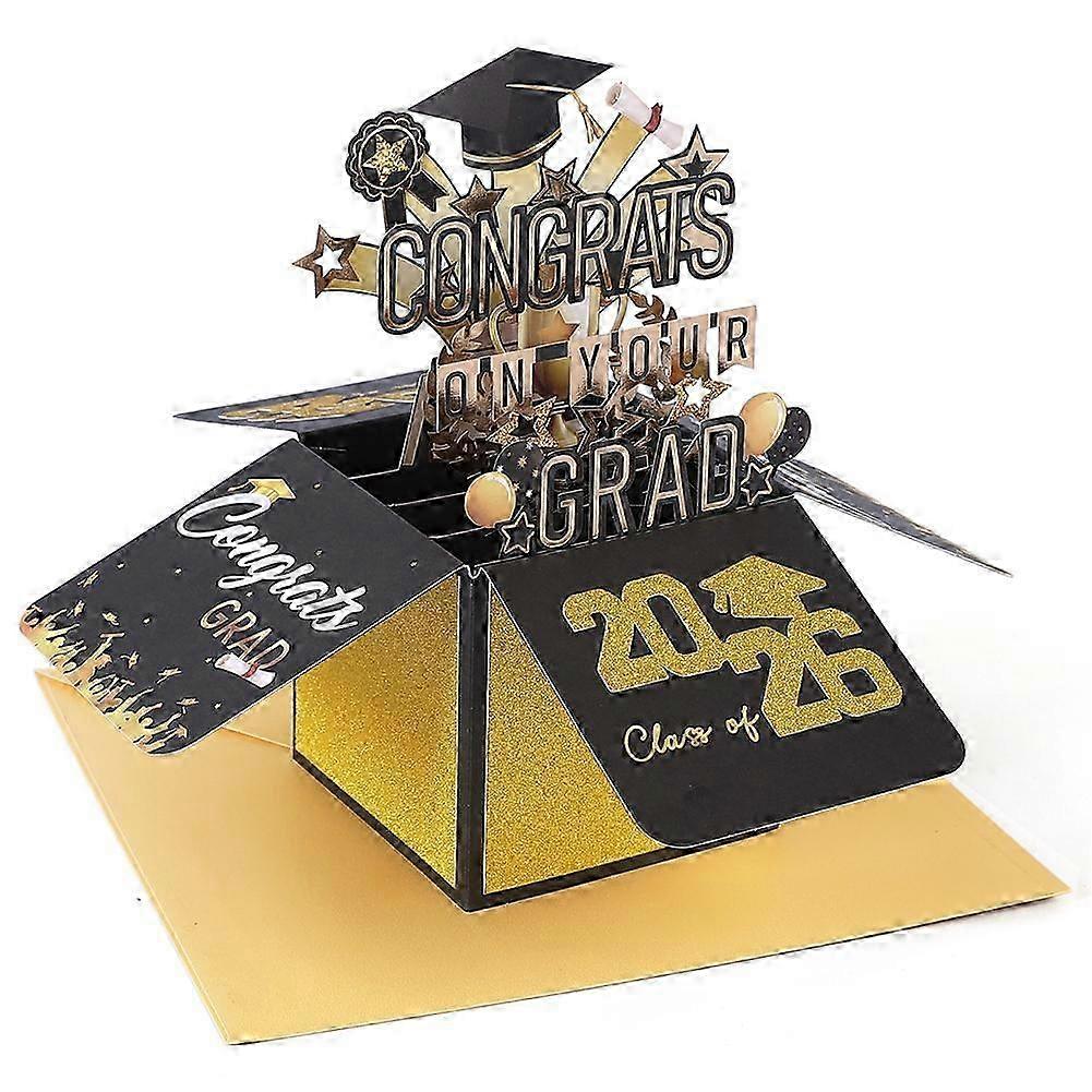 Black Gold 2026 3D Grad Box