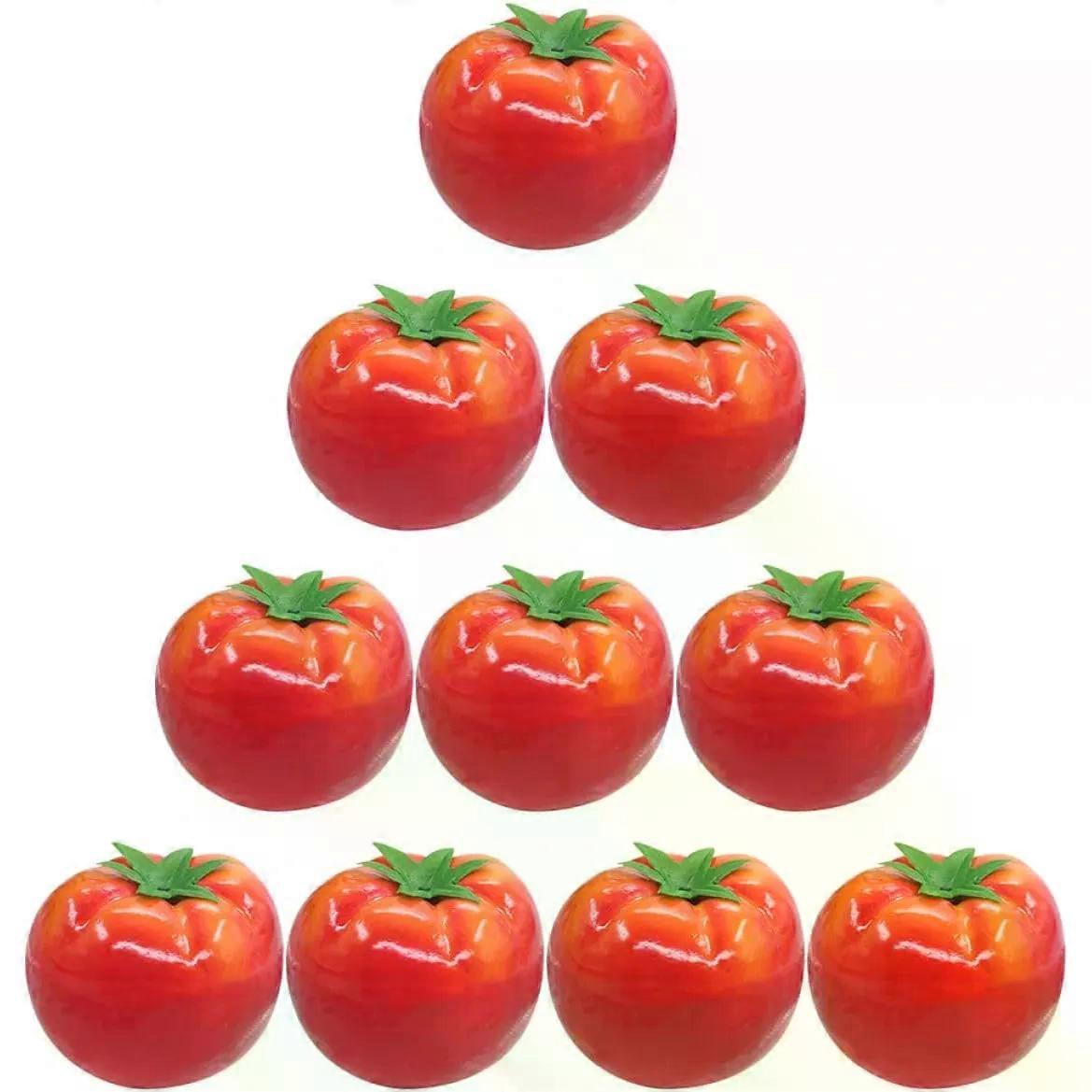 Lifelike Small Tomato 10pcs Foam Decorative Vegetable Model