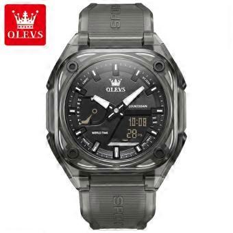 OLEVS  1118  Ccustom  Sports Rubber Watch Multifunctional Watch  Sport Fashion Waterproof Digital Watch for Man