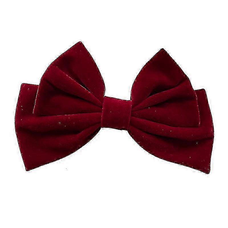 Red Bow Hairpin 16cm