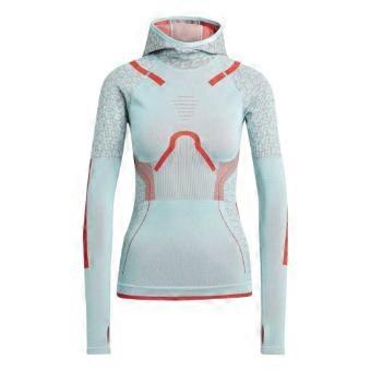 Adidas Womens/Ladies Tech Geometric Technical Funnel Neck Raglan Hoodie
