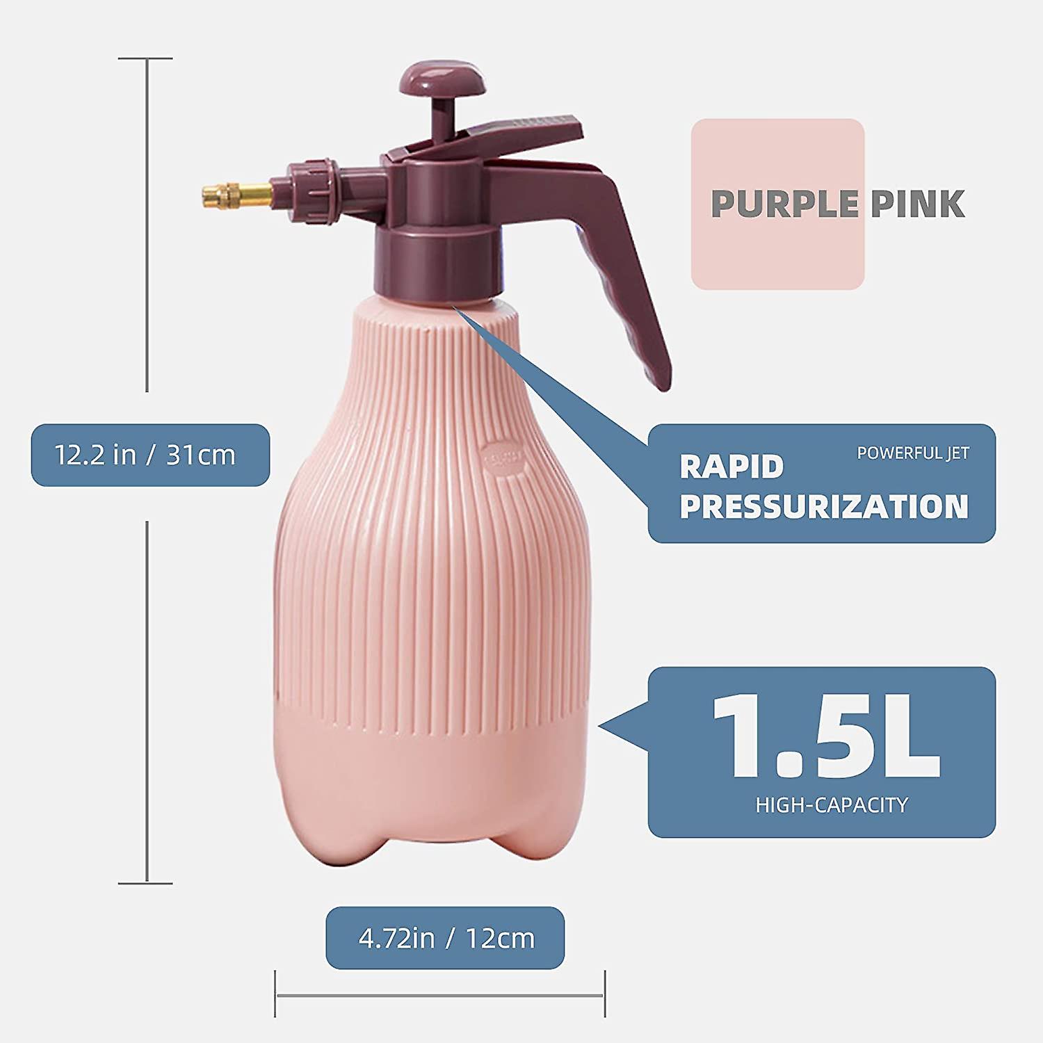 Plant Watering Can, Hand Pump Pressure Water Sprayer Bottle With