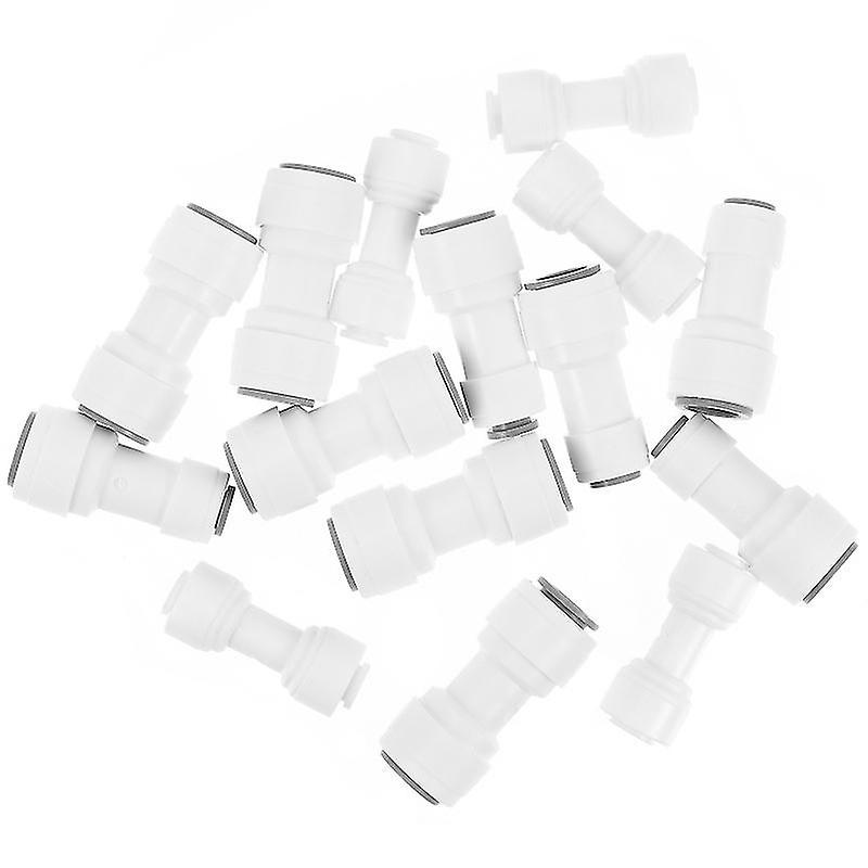 4.5X2cm White Shower Water Filters 15pcs Quick Connector Water Tube Pipe Fitting Kit For Water Purif