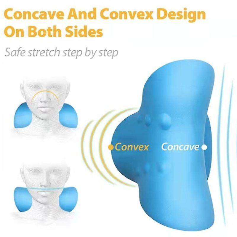 Neck Shoulder Stretcher Relaxer Cervical Shoulder Relaxer Device Massage Pillow