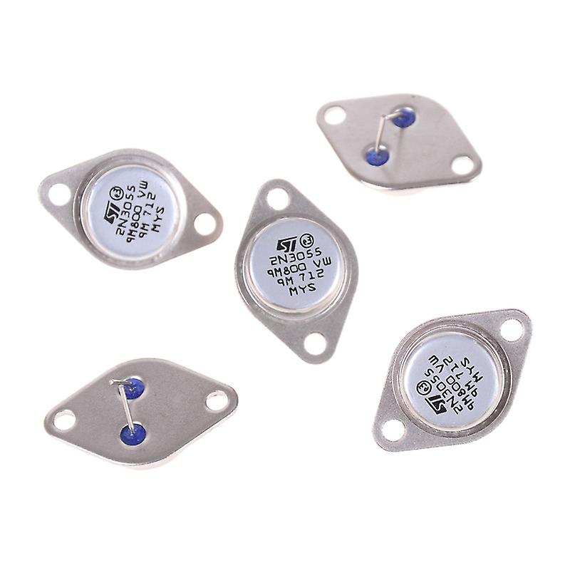 5 pcs 2N3055 NPN AF Amp Audio Power Transistor 15A 100V HFMQV