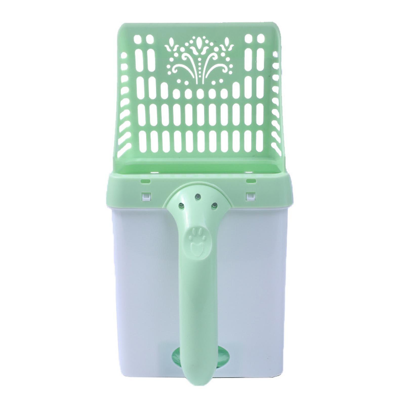 Multi-function Cat Poop Litter Clean Scoop Deep Shovel Integrated Detachable Holder