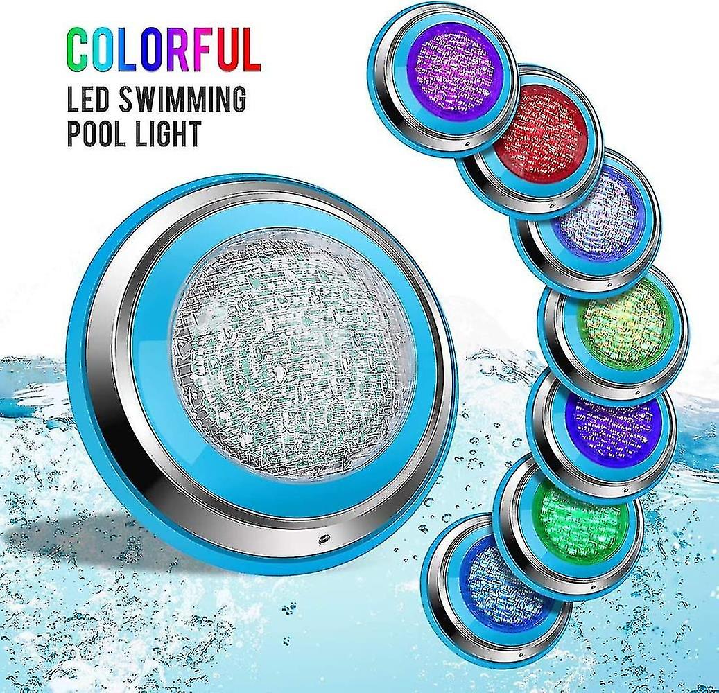 LED RGB Underwater Light Remote Control PAR36 9W 12V Dimmable