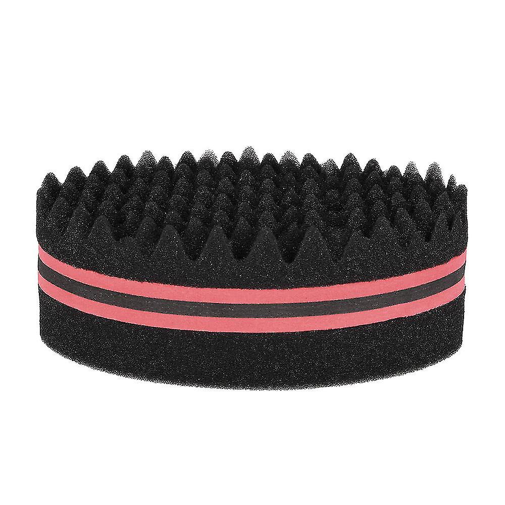 1pc Oval Brush For Afros Dreadlocks Coil Wave Double-sided Twist Sponge