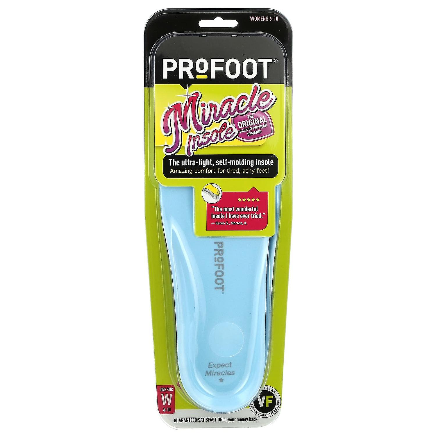 Profoot, Miracle Insole, Womens 6-10, 1 Pair