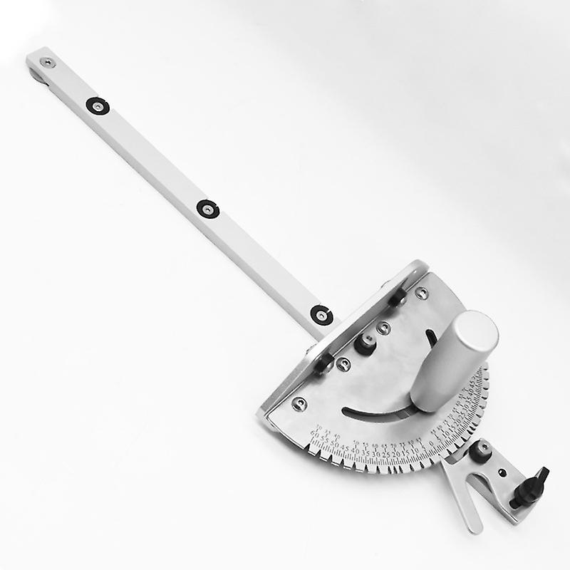 Precision Miter Gauge, Miter Gauge with Angle Stops, Miter Saw Protractor, Woodworking Tools, Universal Bandsaw Miter Guide, Router Table 51*20*12cm