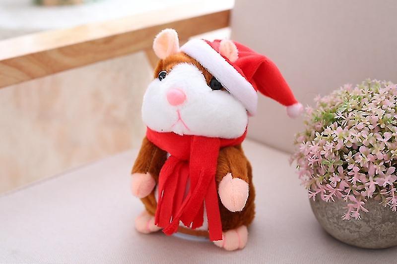 Cute Talking Hamster Plush Animal Doll Sound Record Repeat Educational Toys