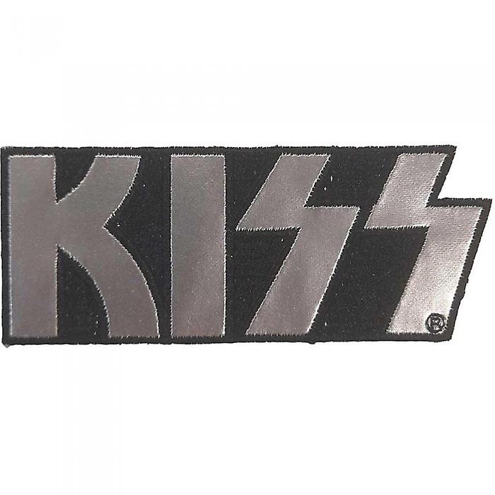 Kiss Logo Chrome Iron On Patch
