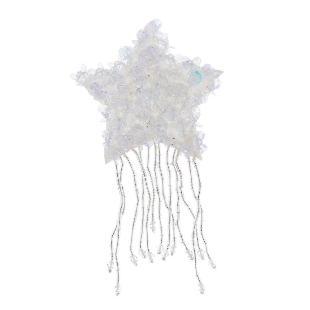 Crystal Sew On Star Tassel Applique Sewing Patch Sticker for Backpack Hat