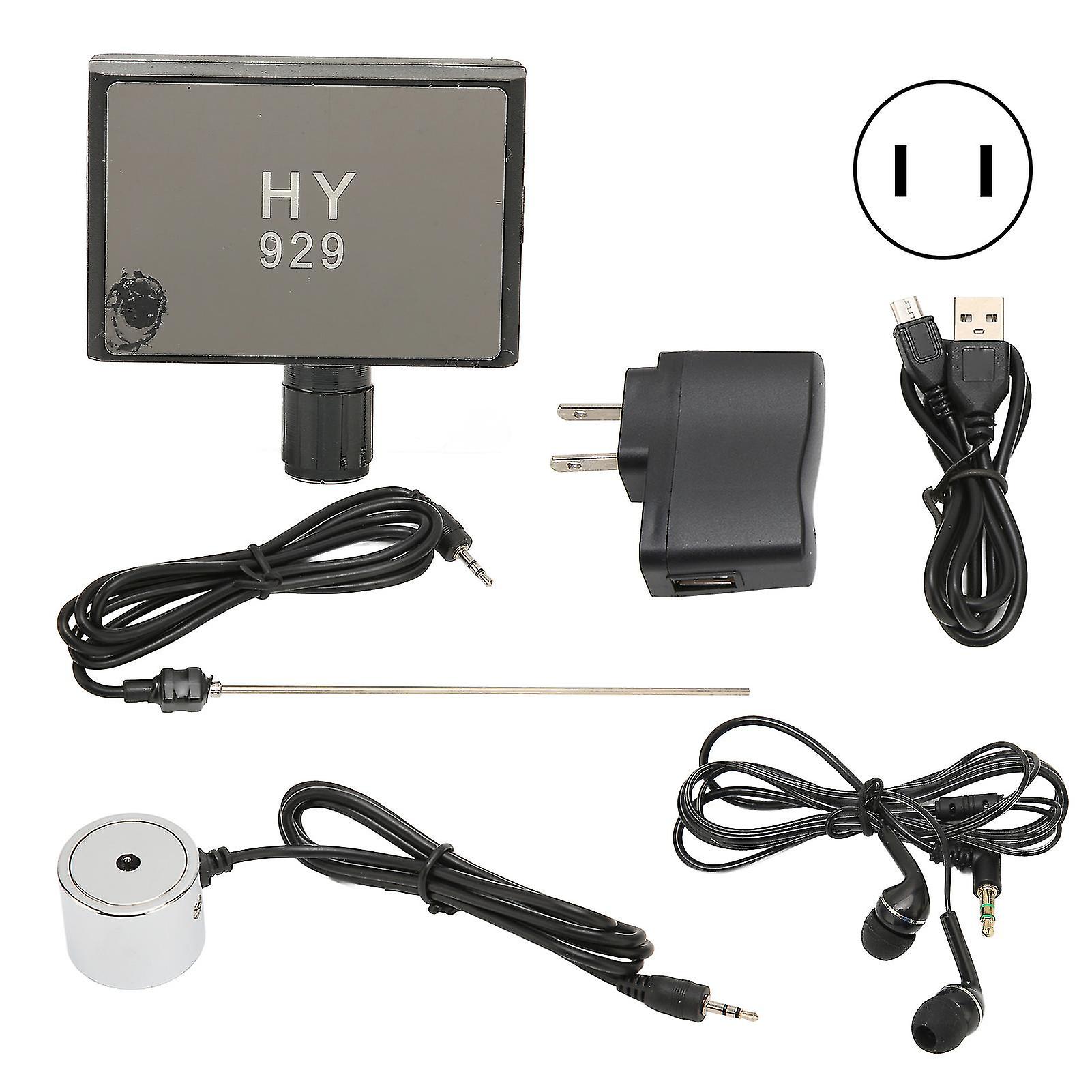 Water Leakage Detector Professional High Strength Dual Probes Water Pipeline Detection Tool for Household 100‑240V US Plug