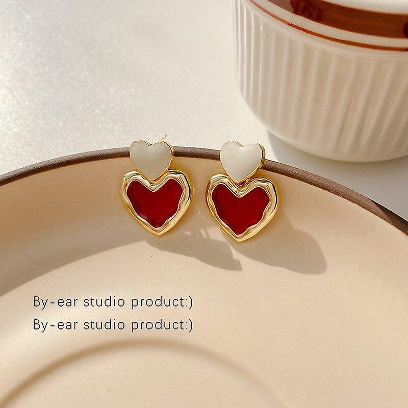 Women Earring Girl Stud Ear Drop Elegant And Exquisite Opal Petal Circle Classic Luxury Party 's Unusual