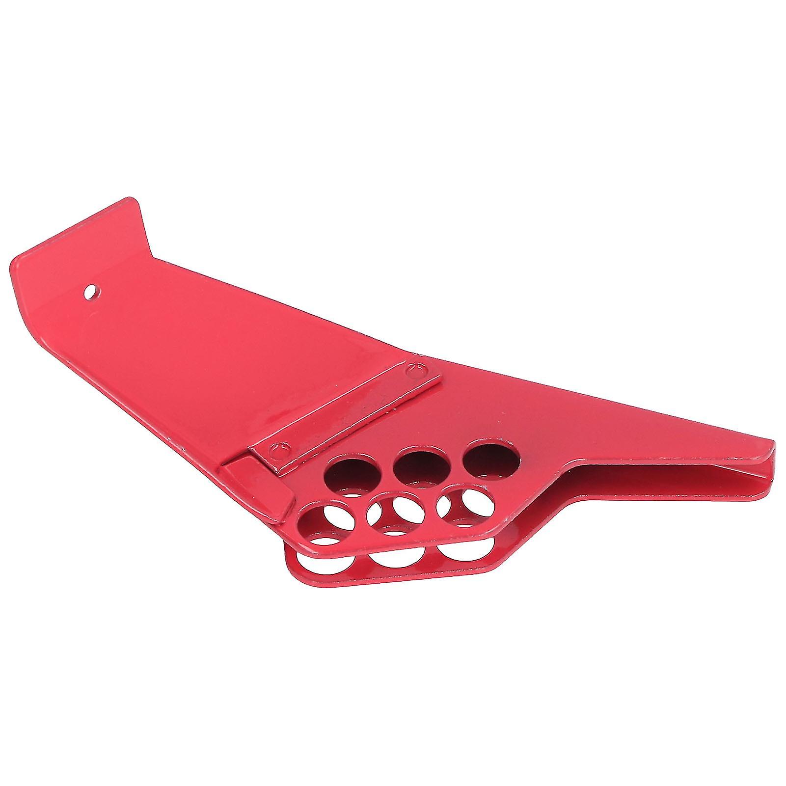 Standard Ball Valve Lockout, Red Valve Lockout Device for 1/4 Inch to 1 Inch Pipe Diameter, 6 Lockout Tagout Locks Holes for Metallurgy Heating