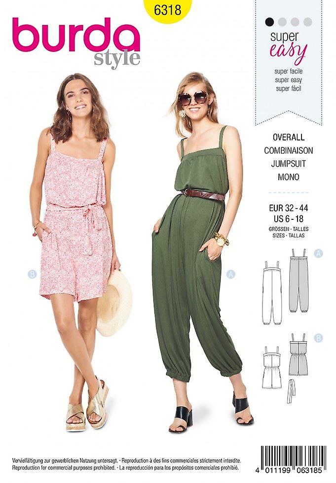 Burda Paper Sewing Pattern 6318