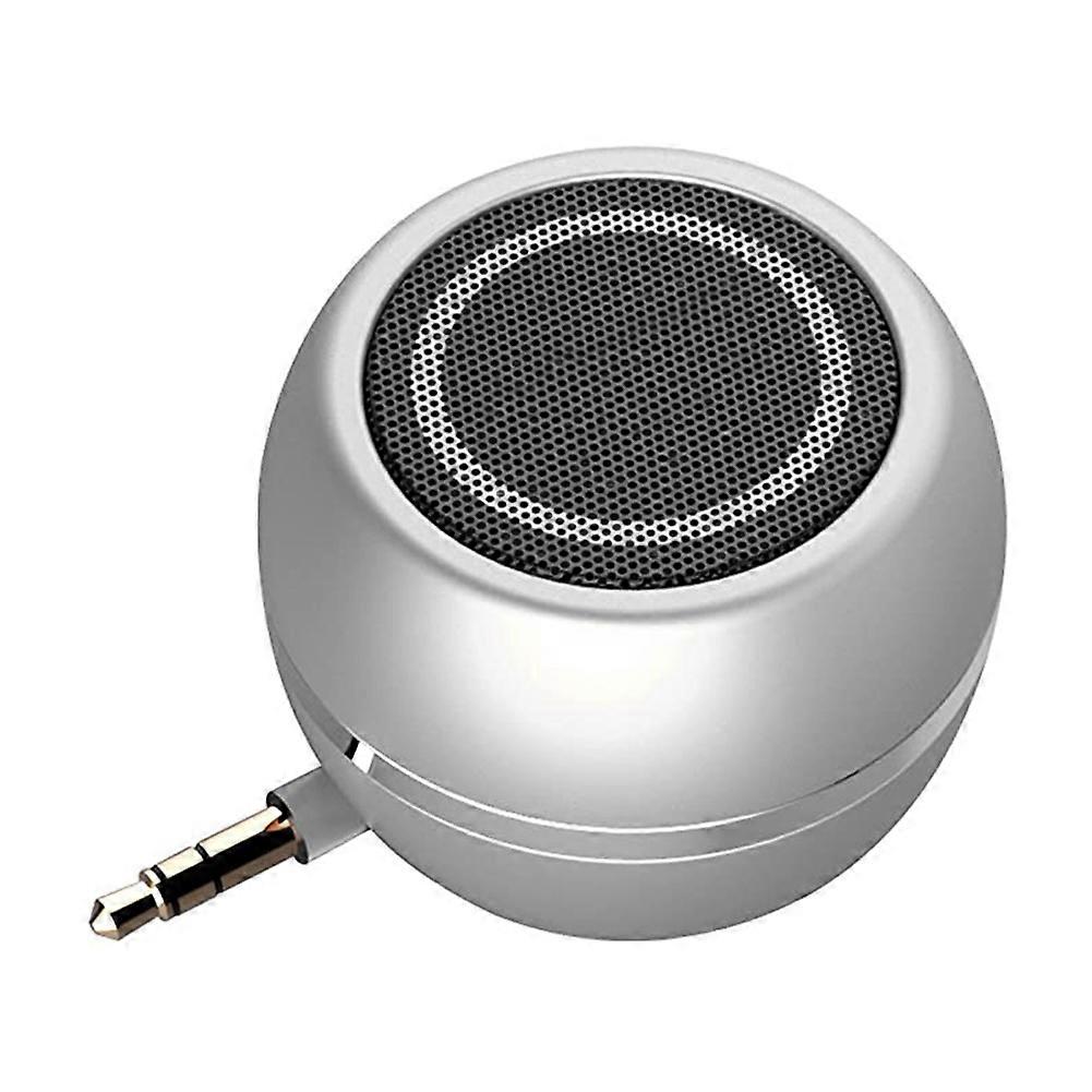 Mini Portable Speaker with Aux Input Jack, Loud Clear Bass Sound, Power Saving Built-in Rechargeable Battery, Up to 6 Hours Continuous Playback