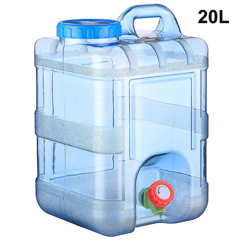 Drinking Water Bucket with Faucet 15L Plastic Portable Recyclable Container