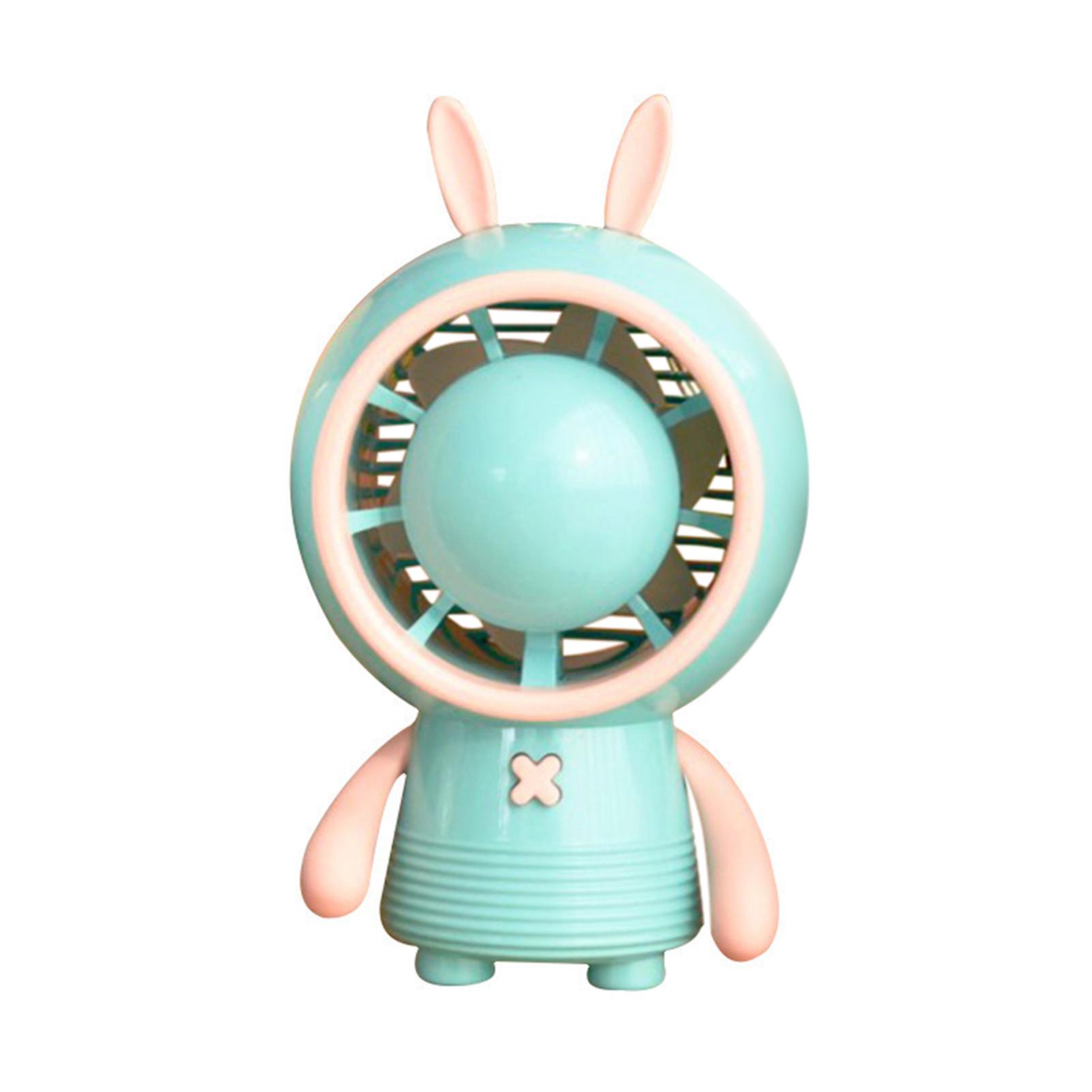 Key Chain Mini Fan Handheld Portable USB Rechargeable for Summer