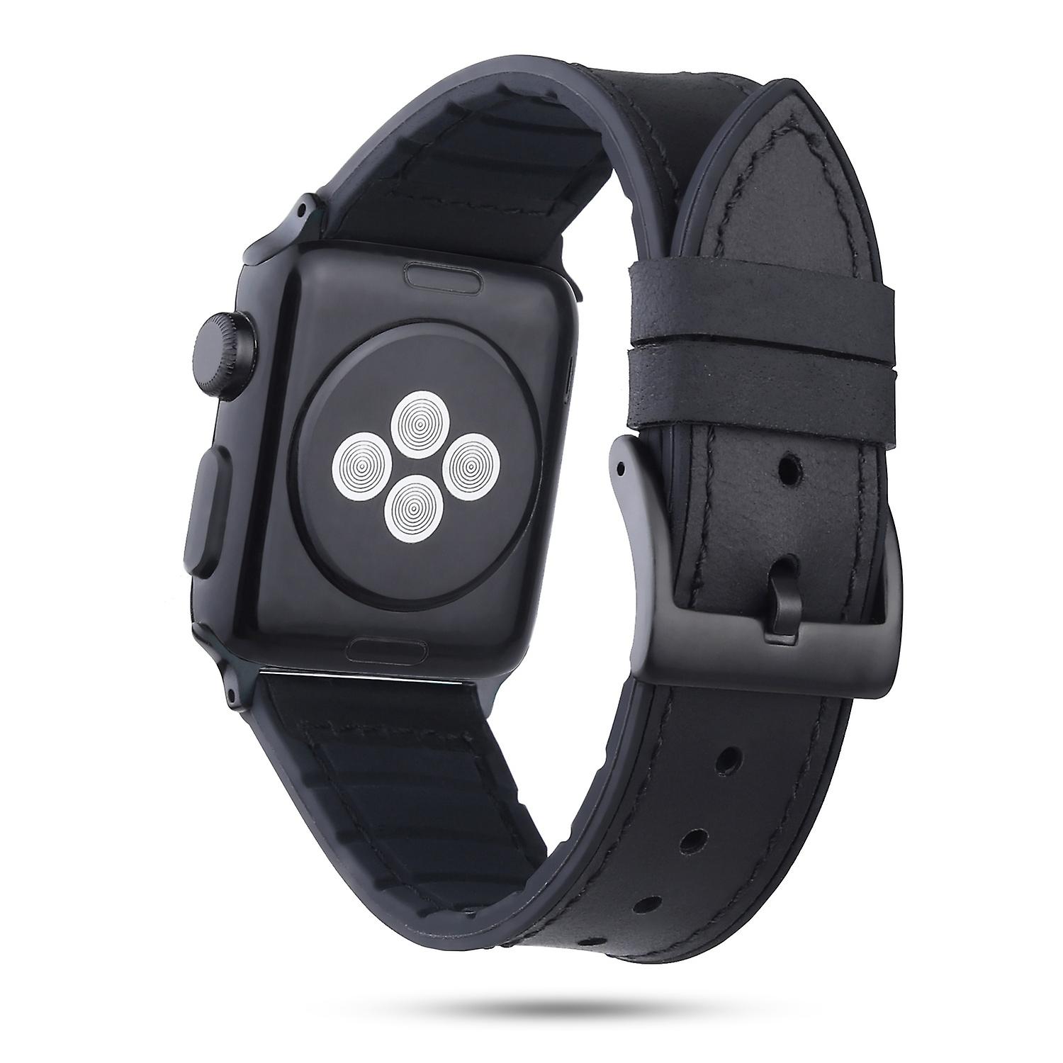 Genuine+Wrist Watch Strap for Apple Watch Series 9/8/7 41mm/6/SE (2023)/SE(2022)/SE/5/4 40mm/3 2 1 3