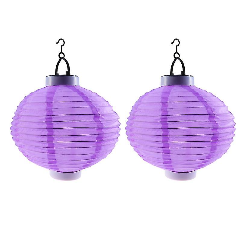 2pcs Hanging Solar Lamp