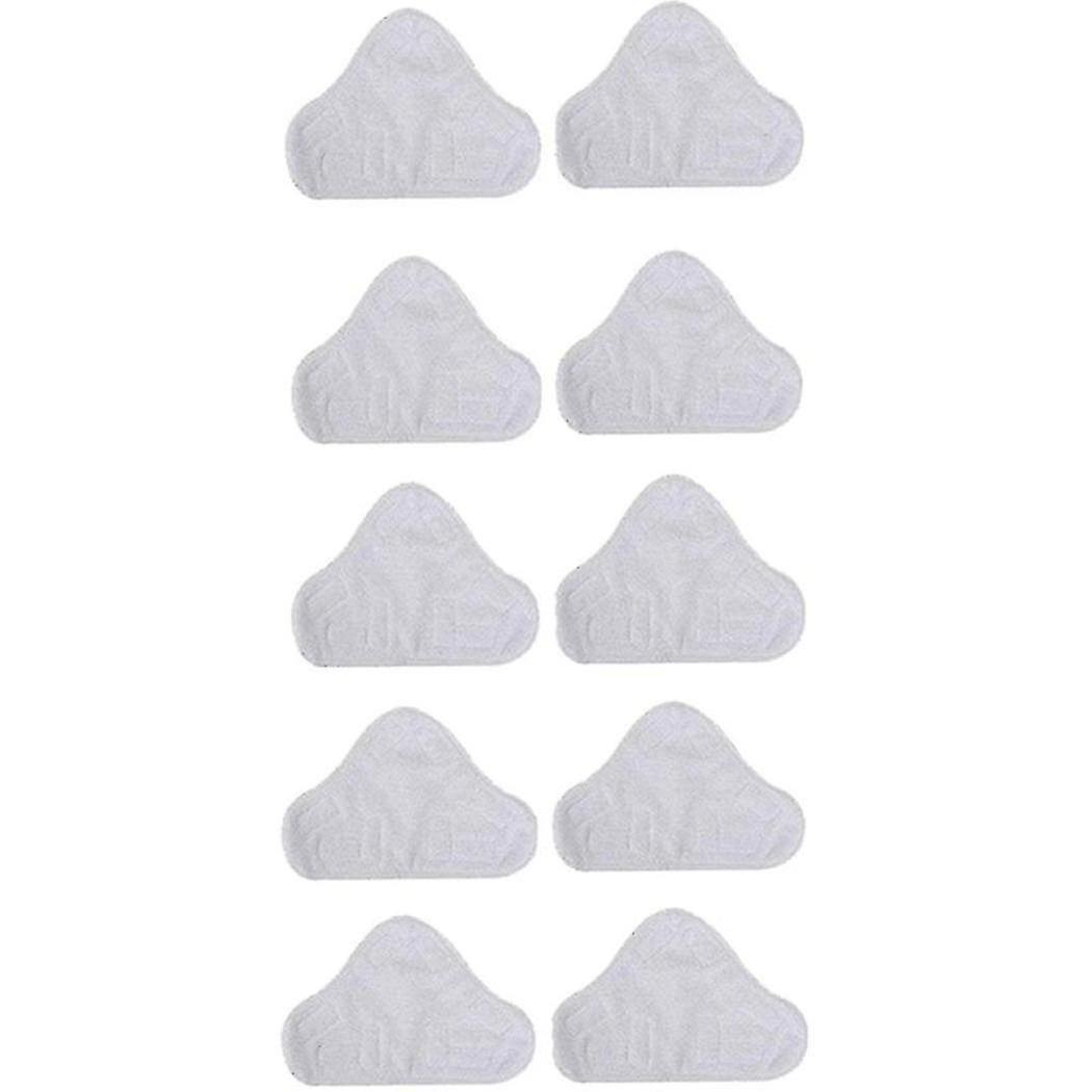 10 Pack Replacement Steam Mop Microfiber Cloth Pad For H2o Mop X5 Triangular Drag-hy