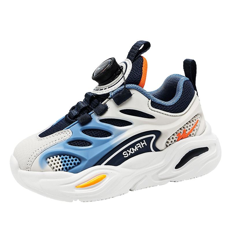 Unisex-Barn Läder Lätt Andningsbar Atletisk Löpning Sneakers För Barn Skor För Pojkar Flickor