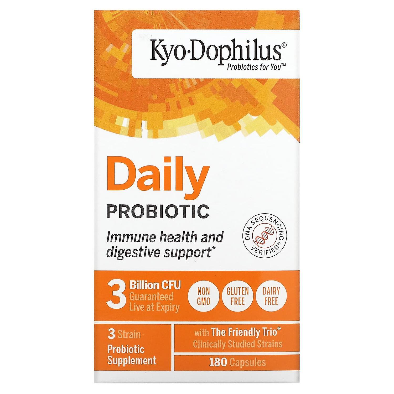 Kyolic, Kyo-Dophilus, Daily Probiotic, 180 Capsules