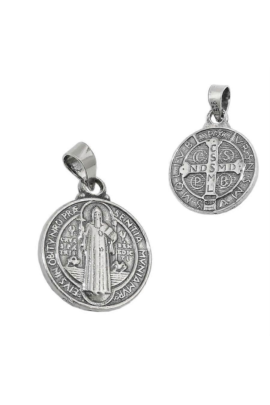 Pendant Religius Medal Oxid Silver 925 - Gl93747