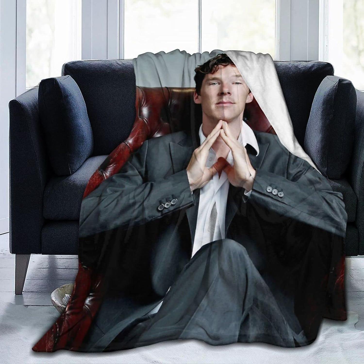 Benedict Cumberbatch Flanelle Polaire Jeter Couverture Queen Size Toute Saison Super Doux Couverture Confortable Pour Lit Ou Canapé