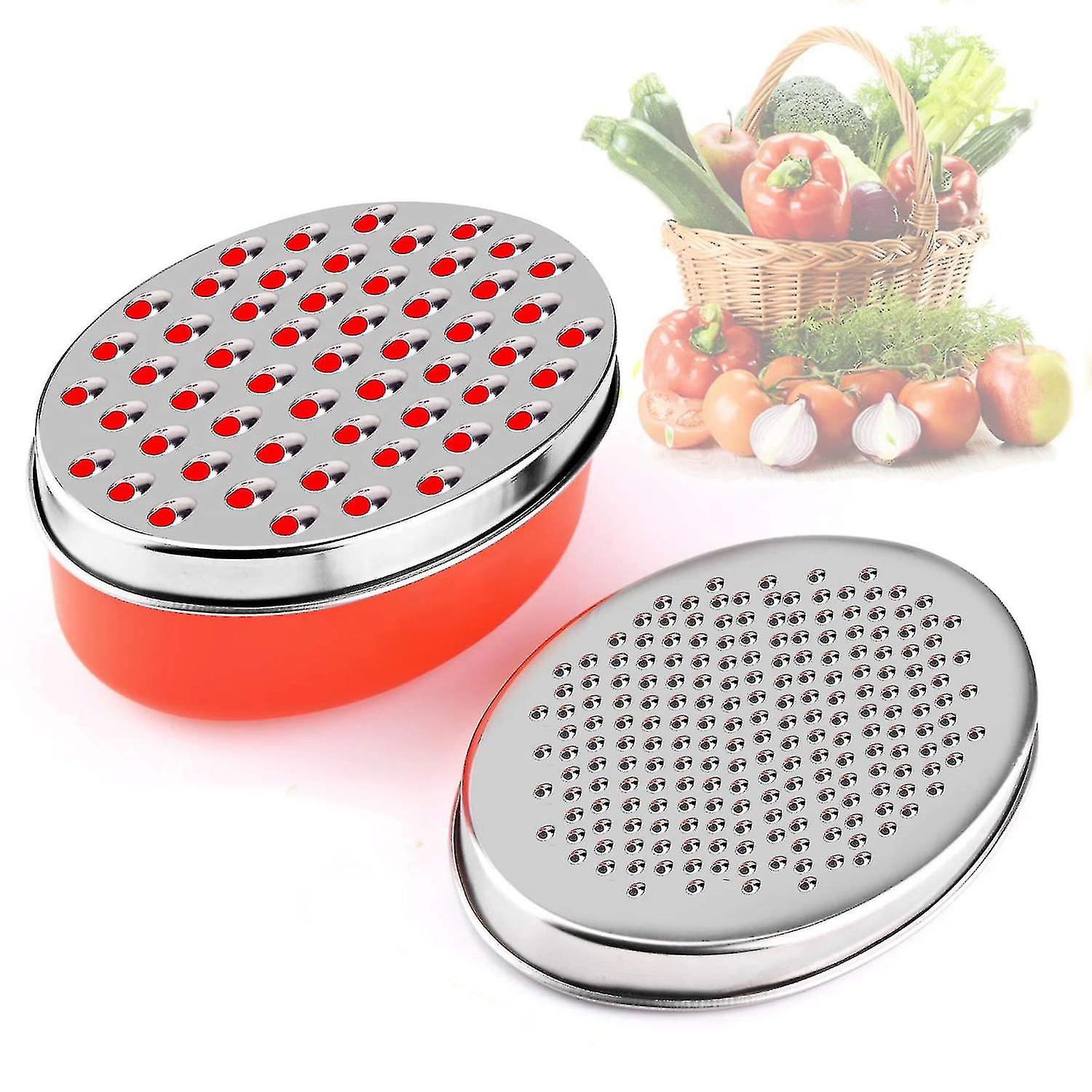 Cheese Grater With Container And Lid For Fruit Vegetable