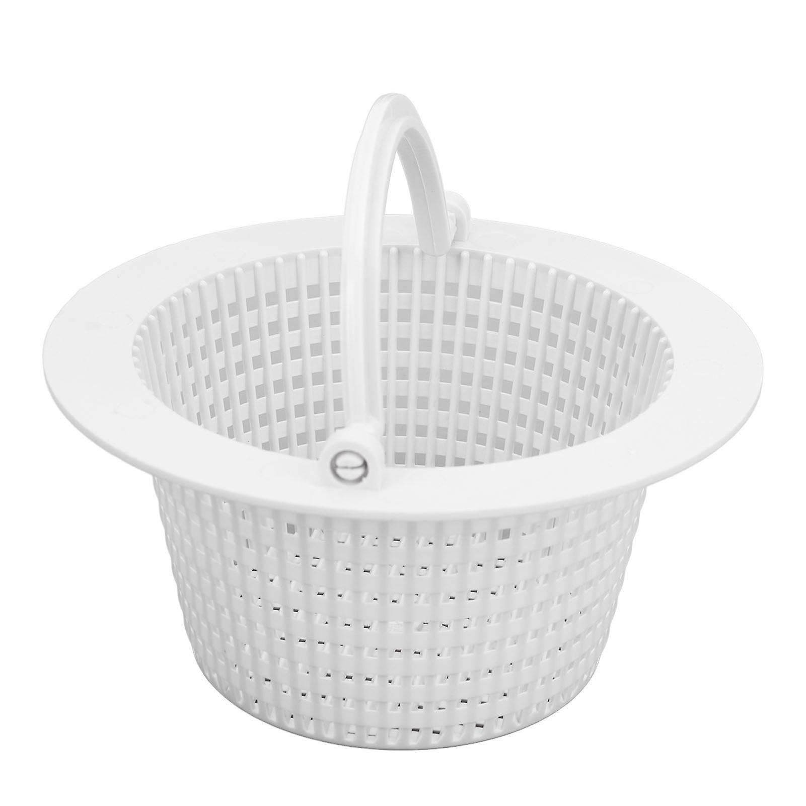 2 Pcs Pool Skimmer Basket 9.7cm Base Swimming Pool Replacement Filter Basket Assembly for Pool SPA