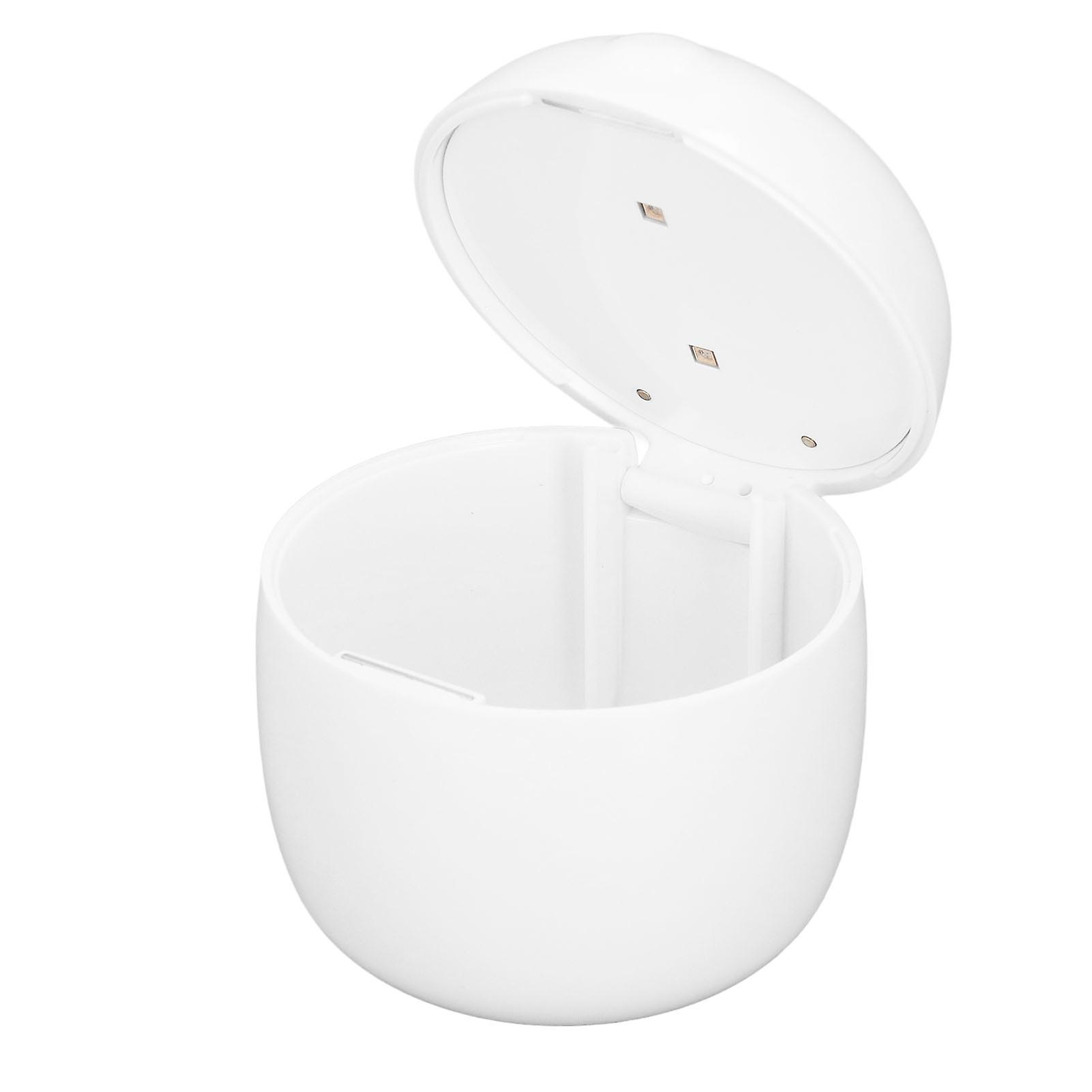 紫外线奶嘴清洁盒 2 个光芯片长待机 USB 可充电婴儿清洁剂白色