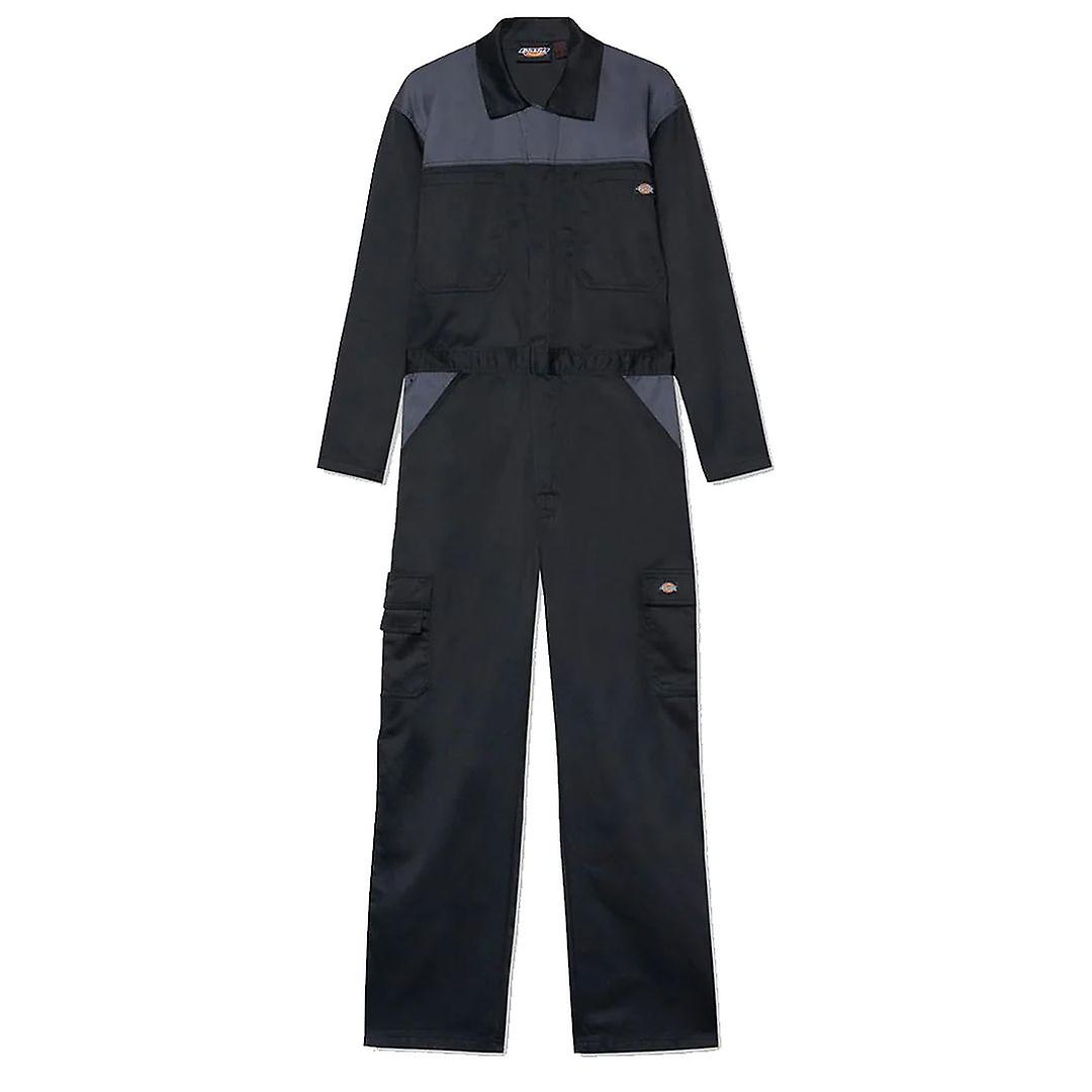 Dickies كم طويل ياقة رجالي أسود / رمادي المعطف اليومي DK0A4XT3BLG