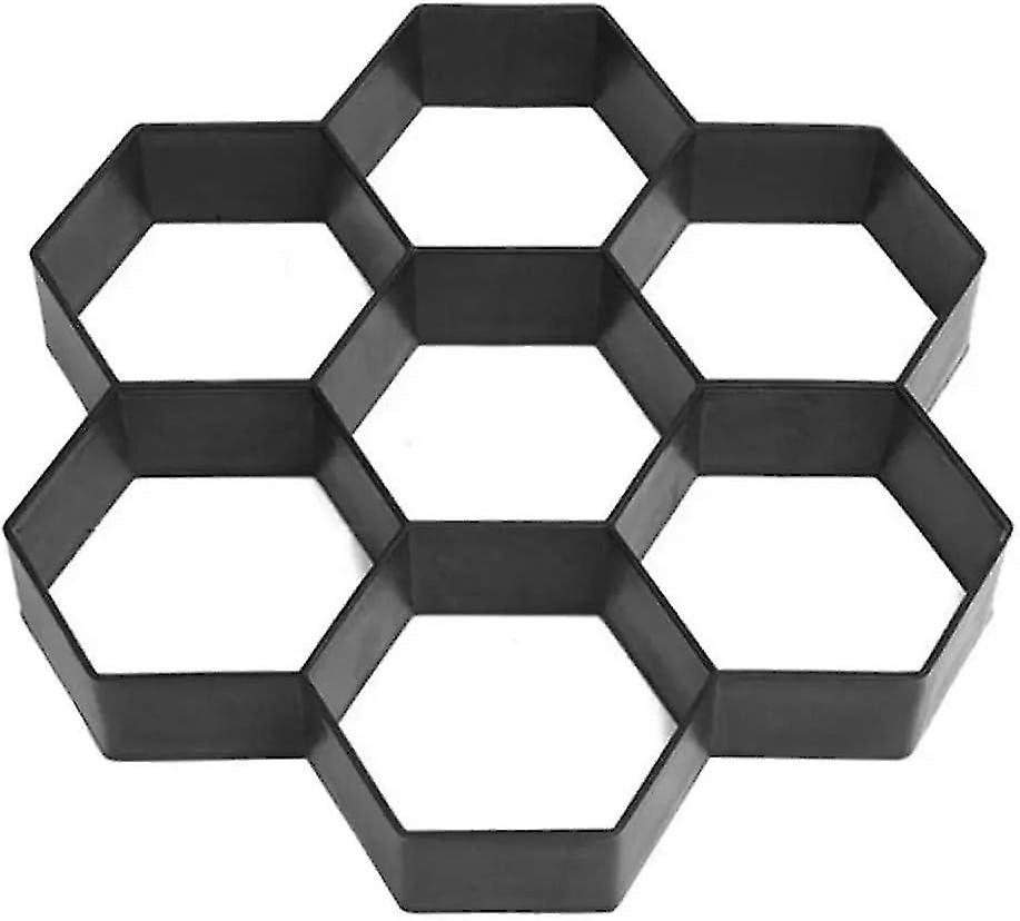 Path Maker Mold, DIY Reusable Cement Concrete Form, Stone Sidewalks Design Paver Garden Patio Drivew