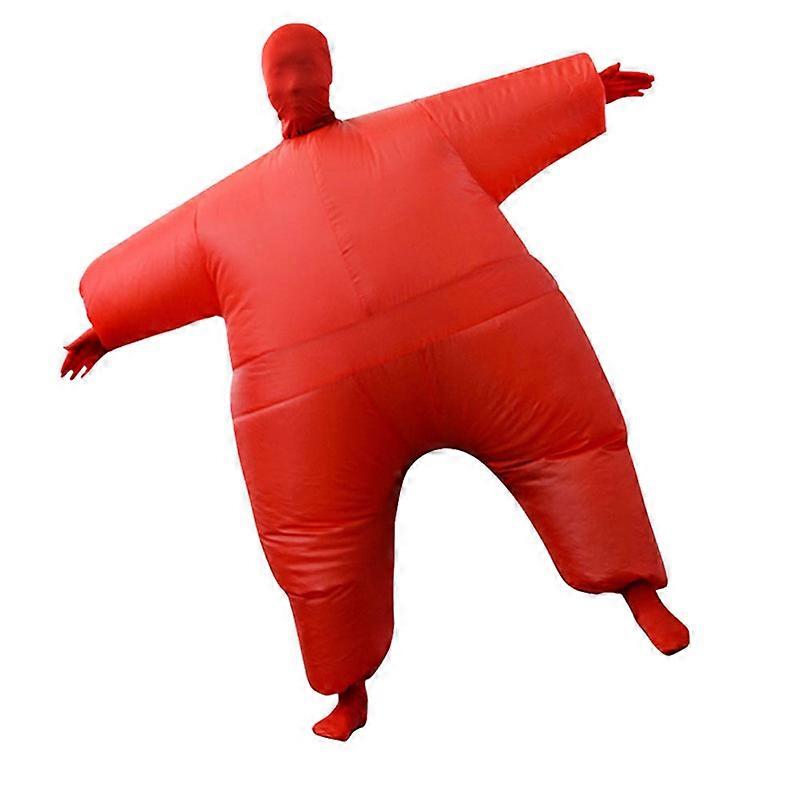 Inflatable Full Body Red Sumo Suit for Height 1.6-2.2m Polyester