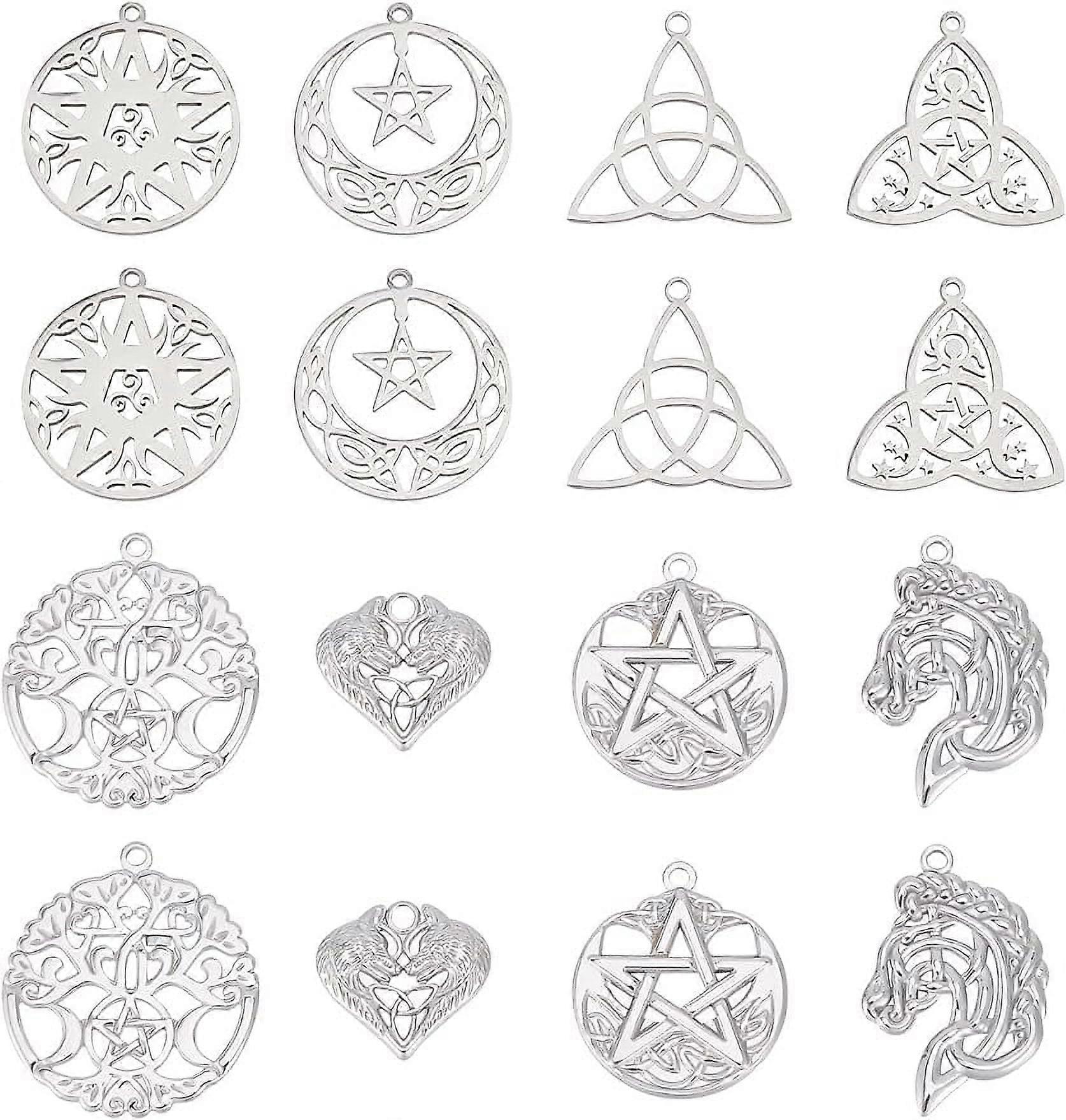 Stainless Steel Knot Charms Bulk for DIY Craft Handmade Objects