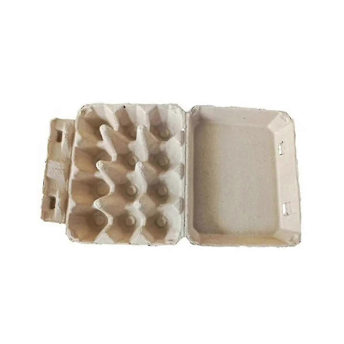 30 قطعة كرتون بيض فارغ Vinta - 3x4 يحمل 12 بيضة ، قوي من المعاد تدويره